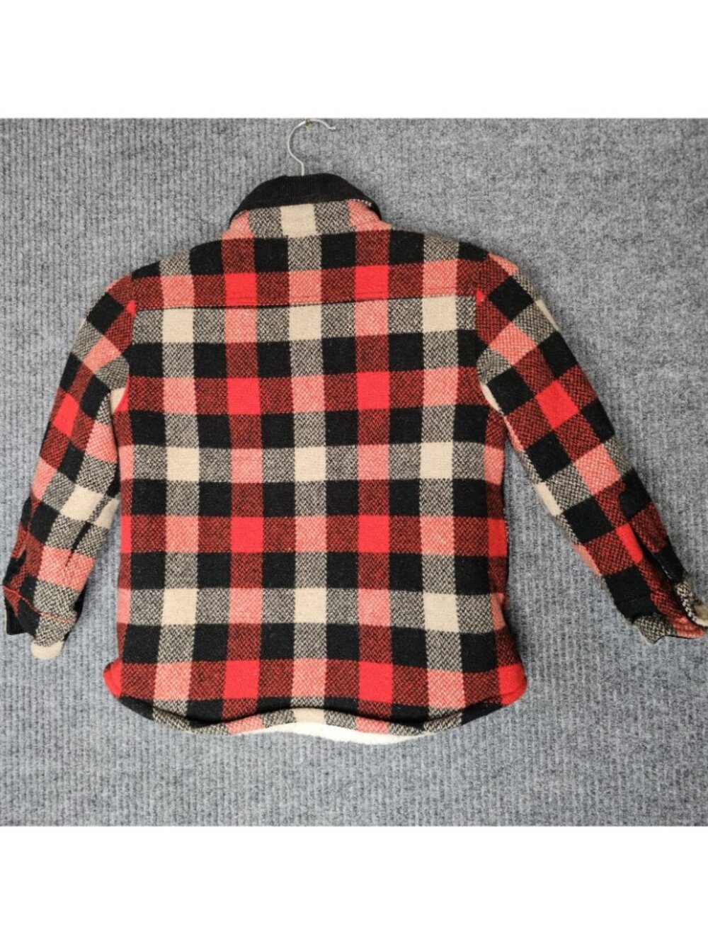 J Crew Crewcuts Toddler Kids Plaid Sherpa Lined Flannel Jacket lumber jacket 4/5 - Picture 4 of 6